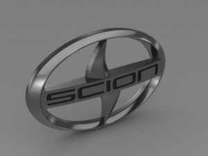 scion logo 3Dモデル