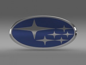 subaru logo Modello 3D