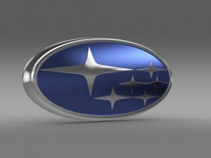 subaru logo Modello 3D
