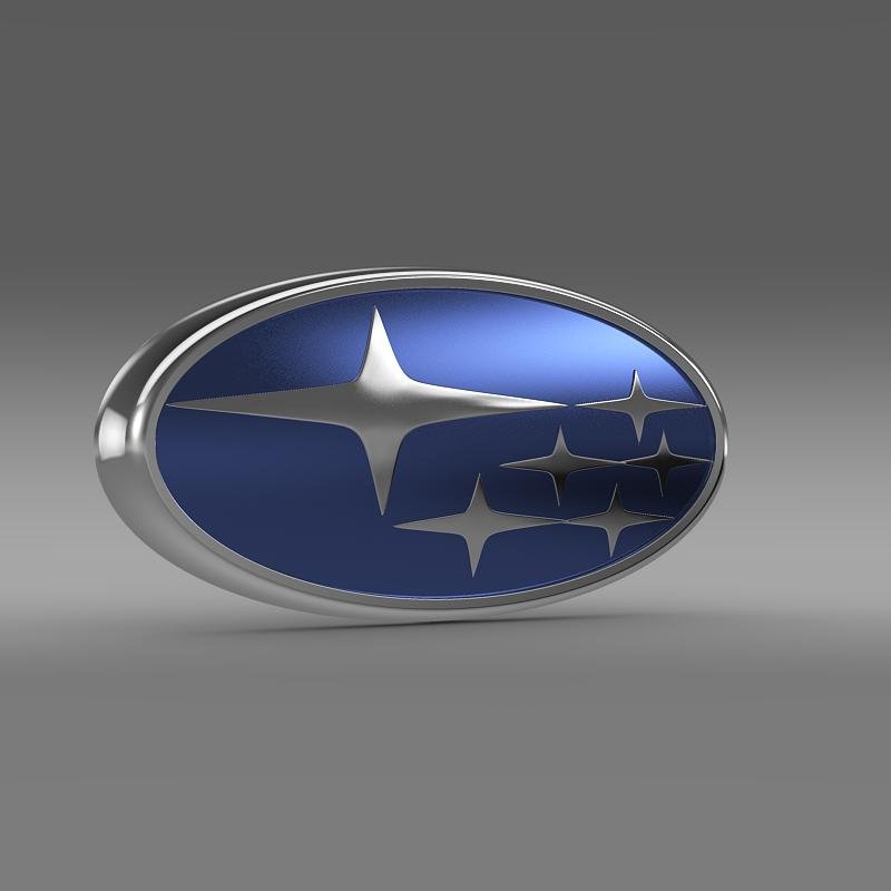 Subaru Logo 3d 模型in 汽车配件3dexport Subaru Logo 3d 模型in 汽车配件3dexport