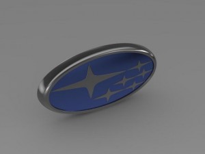 subaru logo Modello 3D