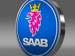saab logo 3Dモデル