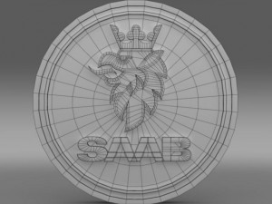 saab logo 3D Модель