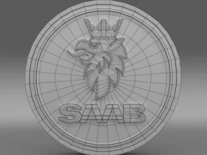 saab logo 3D Model