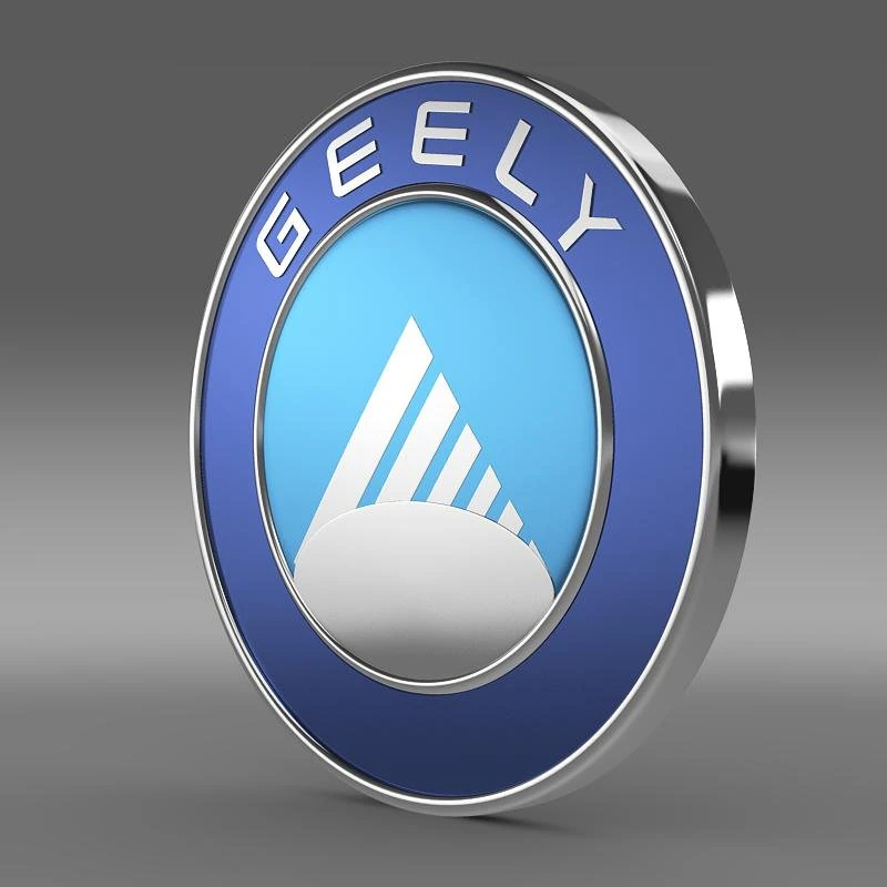 geely logo 3D Model .c4d .max .obj .3ds .fbx .stl .blend 