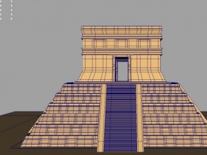american pyramid Modello 3D