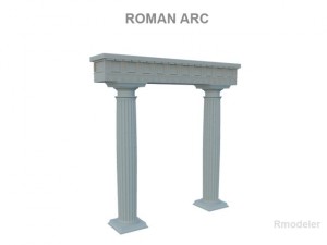 roman arc 3D Model