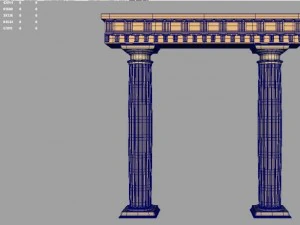 roman arc 3D Model