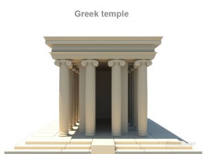 greek temple 3D Model
