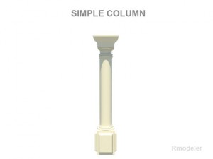 simple column 3D Model