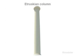 etruskian column 3D Model