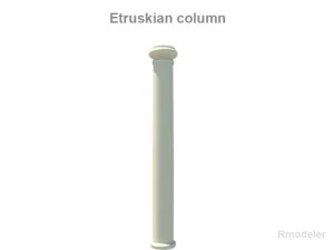 etruskian column 3D Model