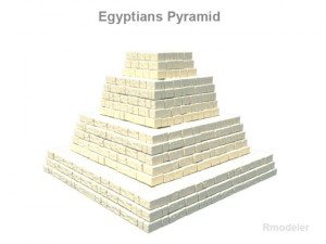 egyptians pyramid 3D Model