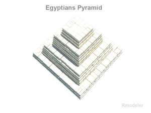 egyptians pyramid 3Dモデル