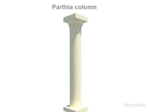 parthia column 3D Model