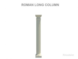 roman long column 3D 모델