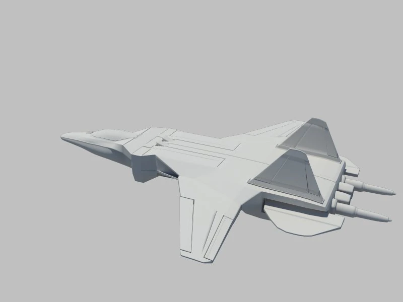 jet fighter 3D Model .c4d .max .obj .3ds .fbx .stl .blend 