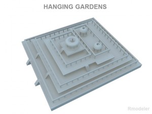 hanging gardens of babylon 3D Model