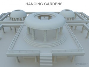 hanging gardens of babylon 3D Model