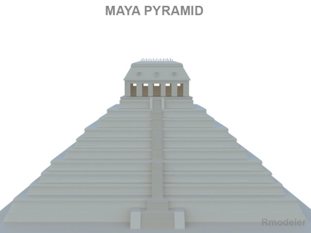 maya pyramid 3Dモデル .c4d .max .obj .3ds .fbx .stl .blend 