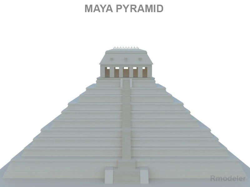 maya pyramid 3D Model .c4d .max .obj .3ds .fbx .stl .blend