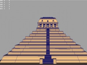 maya pyramid 3Dモデル