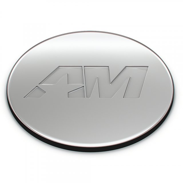 American Muscle logo 3D Модель .c4d .max .obj .3ds .fbx .stl .blend 