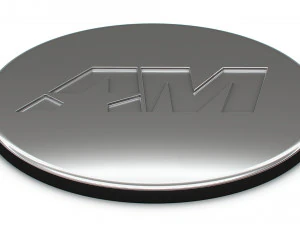 American Muscle logo 3D Model