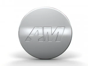 American Muscle logo 3D Model