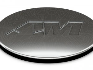 American Muscle logo 3D Model