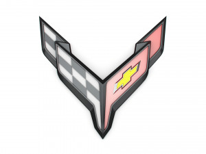 Corvette logo Modèle 3D