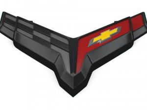 Corvette logo Modelo 3D