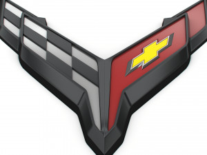 Corvette logo Modelo 3D