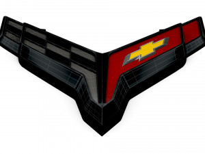 Corvette logo Modelo 3D