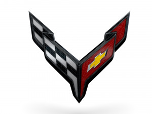 Corvette logo Modelo 3D