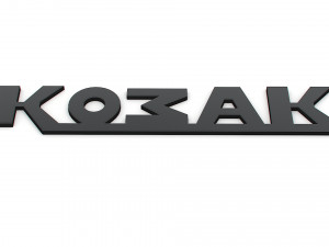 Kozak logo Modelo 3D