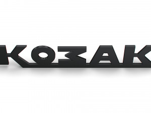 Kozak logo Modelo 3D