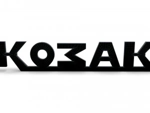 Kozak logo 3D Model