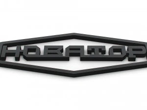 Novator logo 3D Model
