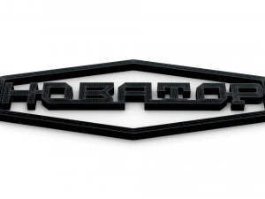 Novator logo 3D Model