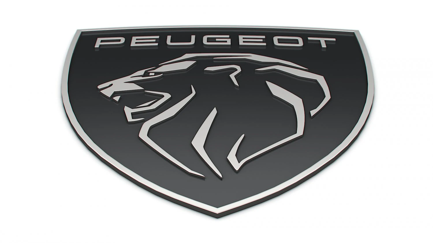 Peugeot logo 3D Model .c4d .max .obj .3ds .fbx .stl .blend 