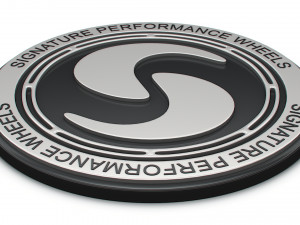 Signature Performance logo Modelo 3D