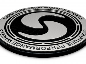 Signature Performance logo Modelo 3D
