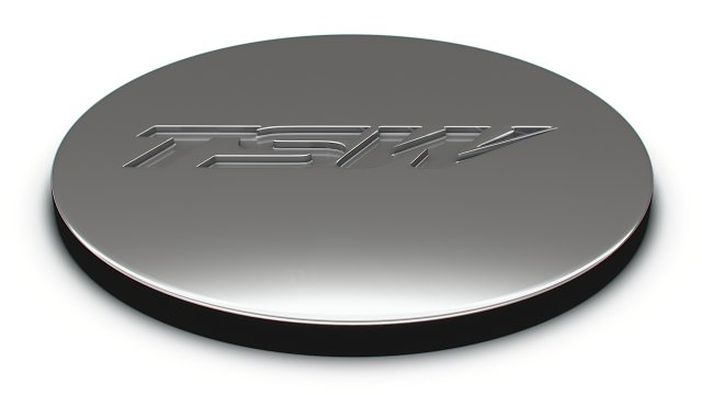 TWS logo Model 3D .c4d .max .obj .3ds .fbx .stl .blend 