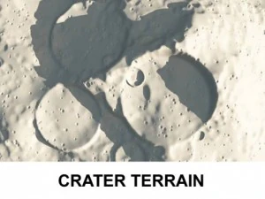 3d terrain crater 3D Model