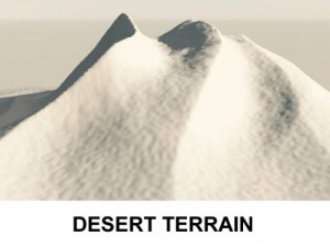 3d terrain desert 3Dモデル