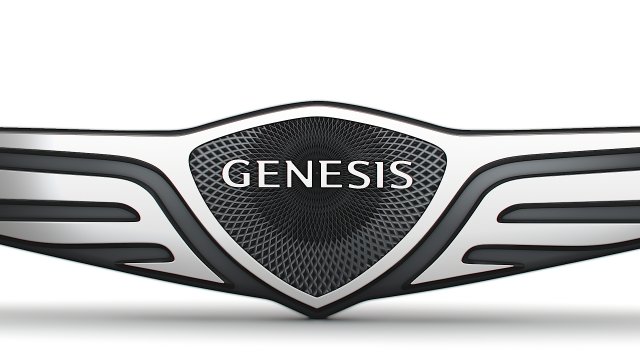 Genesis logo 3D Model in Parts of auto 3DExport