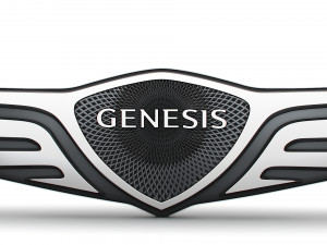 Genesis logo Model 3D