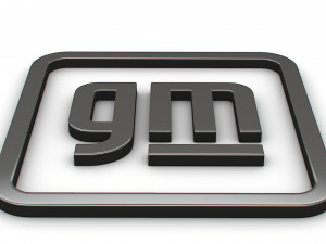 GM logo Modelo 3D
