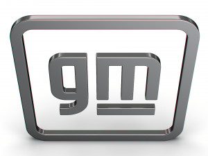 GM logo Modelo 3D